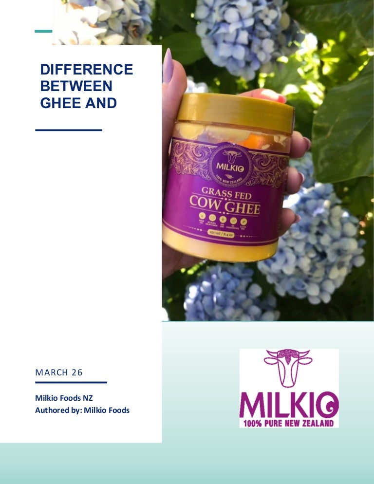 What is the difference between ghee and butter?