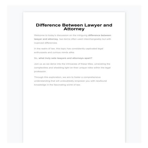 I AM A LAWYER | PPTX