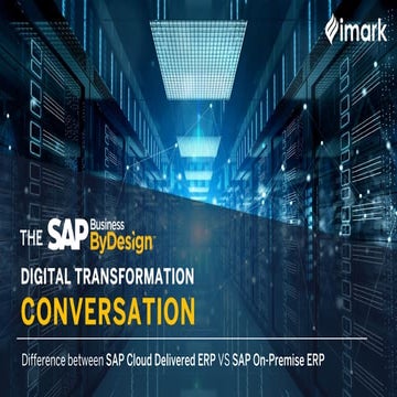 Difference between sap cloud delivered erp vs sap on premise erp