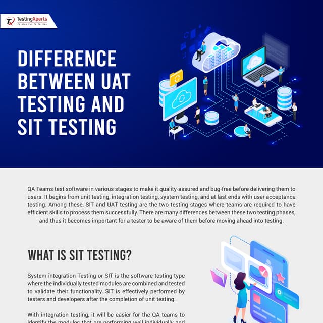 Difference between uat testing and sit testing | PDF