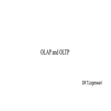 OLTP (Online Transaction Processing .ppt