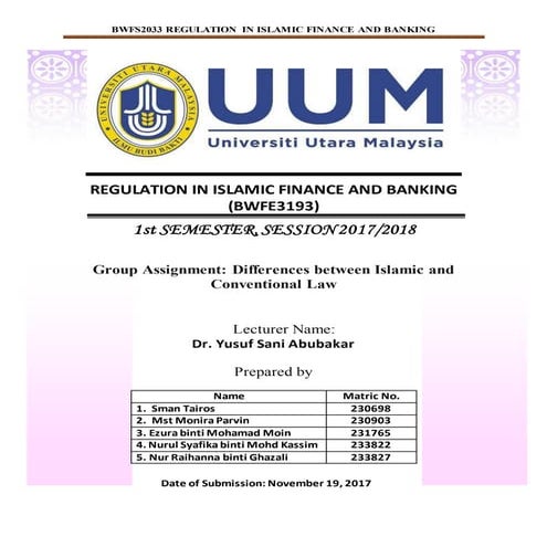 Differences between-islamic-and-conventional-laws