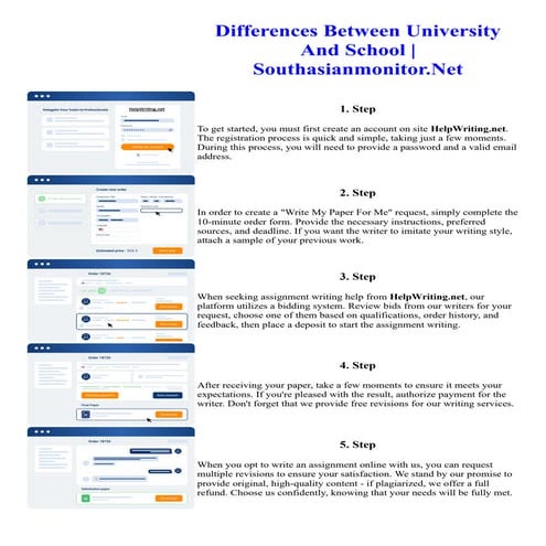 Differences Between University And School  Southasianmonitor.Net
