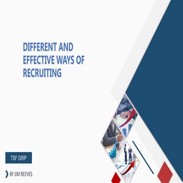 Different and effective ways of recruiting | PPTX