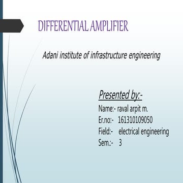 Differential amplifier