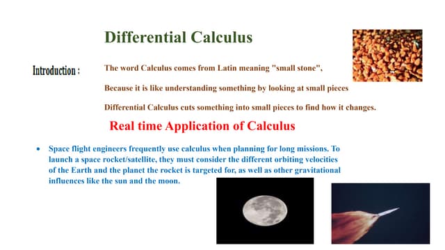 Differential calculus  