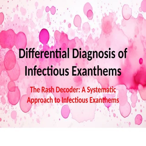 Approach to Skin rash | PPTX