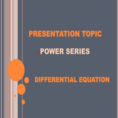 Differential equation