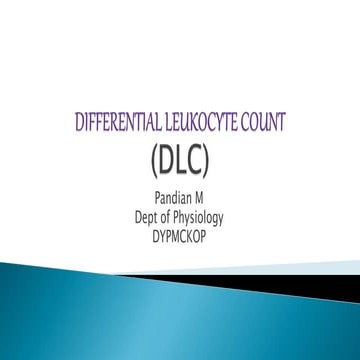 Differential leukocyte count by Pandian M