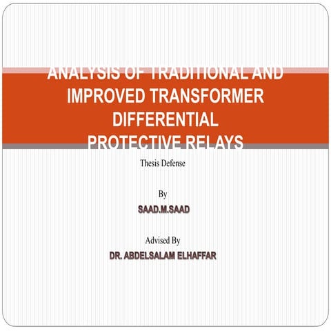Differential protection of power transformer