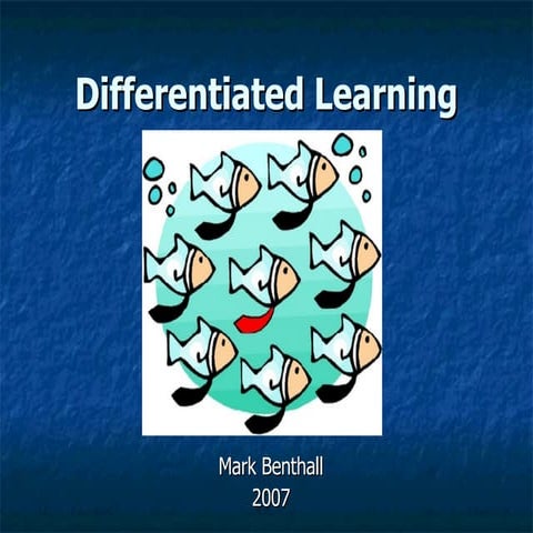 Differentiated Learning