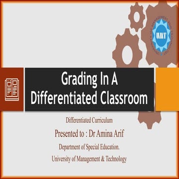 Differentiated Grading 