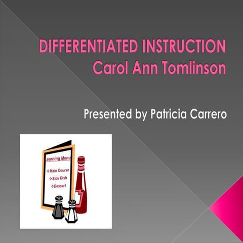 Differentiated instruction