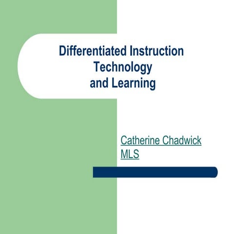 Differentiated Instruction