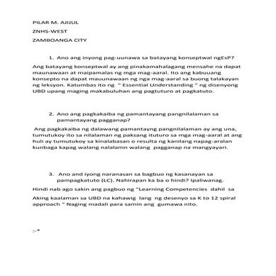 Differentiated instruction