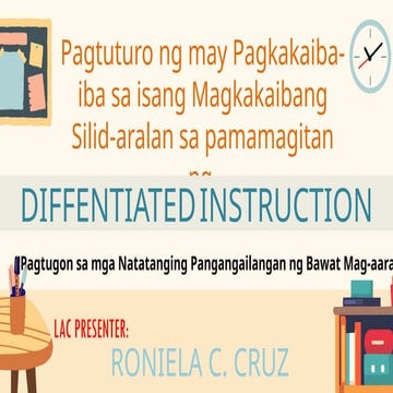 differentiated instruction for lac session