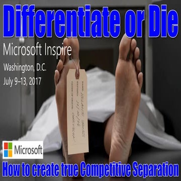 Differentiate or Die