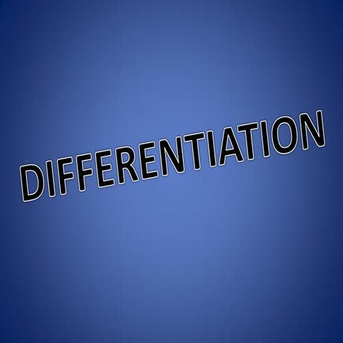 Differentiation