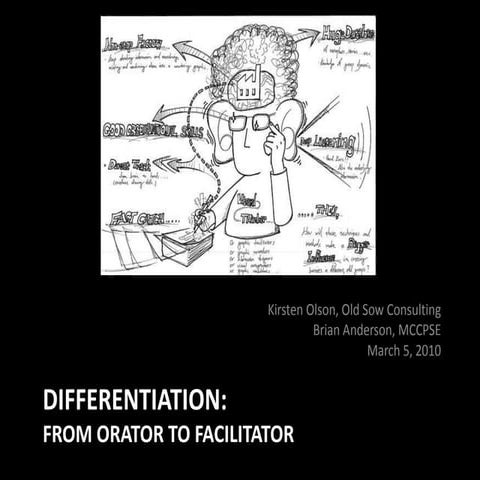 Differentiation: From Orator to Facilitator