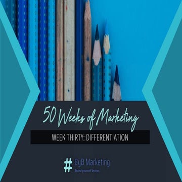 Differentiation: what makes your brand different?