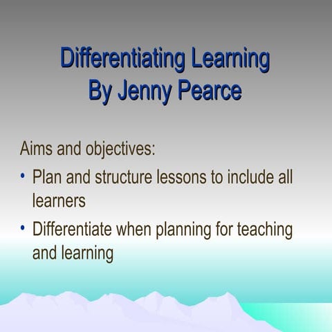 Differentiation jp  ap t4 t's aut 2011