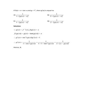 Differentiation mcq | PDF