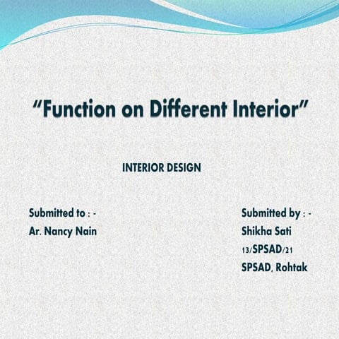 Different interior Styles