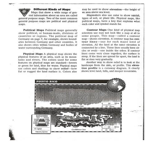 Different kinds of maps homework | DOC