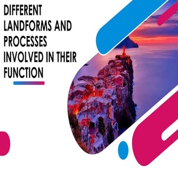 DIFFERENT LANDFORMS AND PROCESSES INVOLVED IN THEIR FUNCTION grade 10.pptx