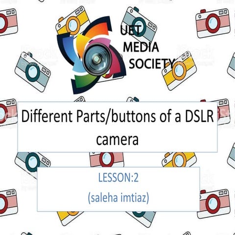 Different parts of camera 