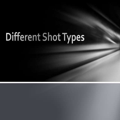 Different Shot Types | PPTX