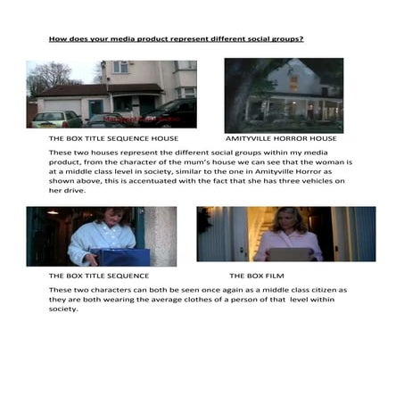 Different social groups