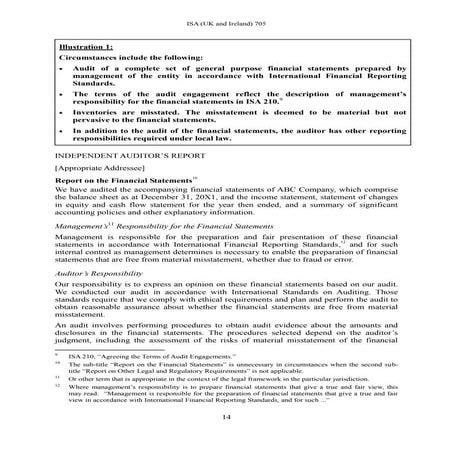 Types of audit opinion   