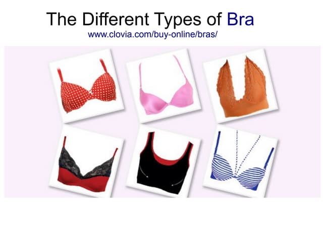 Bras Guide - Different types of bra