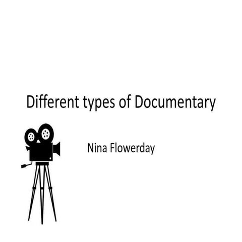 Different types of documentary 