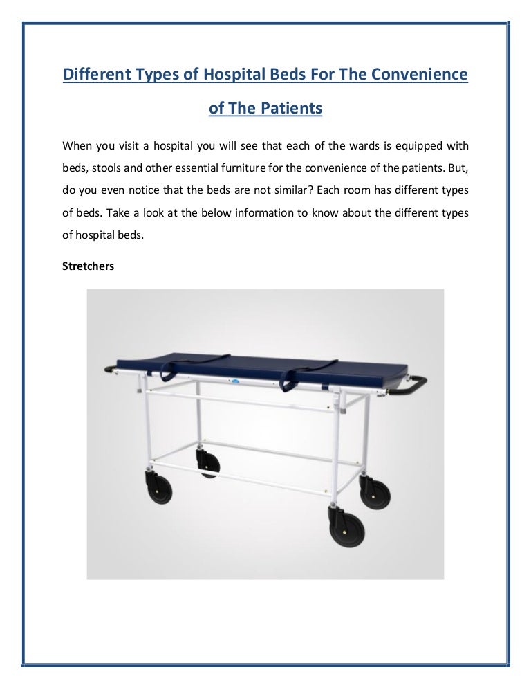 Different Types of Hospital Beds from The Leading Hospital Bed Manufa…