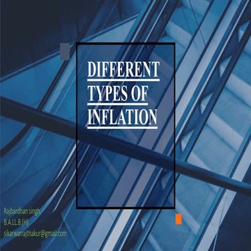 Different types of inflation