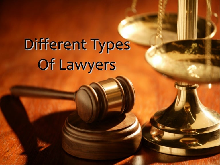 Different types of lawyers