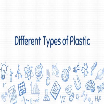 Different Types of Plastic