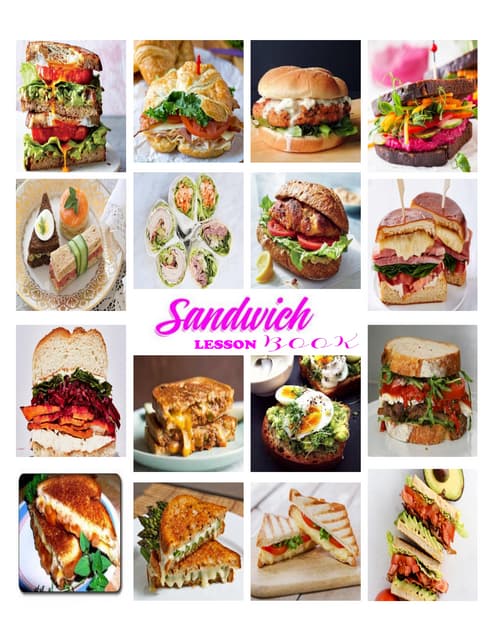 Different types of sandwich | PPTX