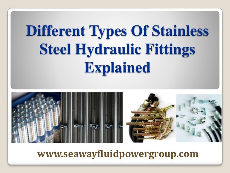 Different Types Of Stainless Steel Hydraulic Fittings Explained