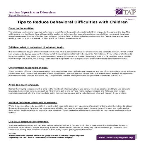 Simple solutions challenging_behavior_plan_worksheet | PDF