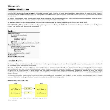 Diffie hellman | PDF