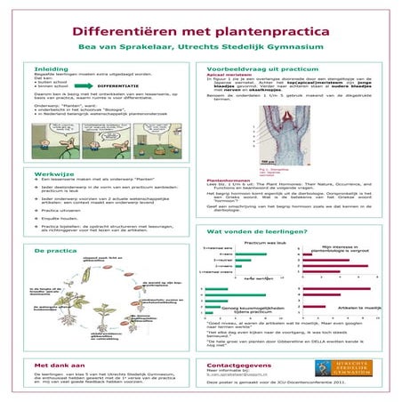 Differentiëren met plantenpractica