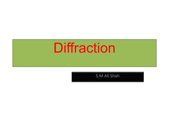 Diffraction | PPT