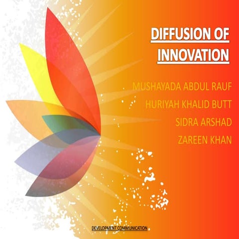 Diffusion of Innovation (Development Communication) -ZK