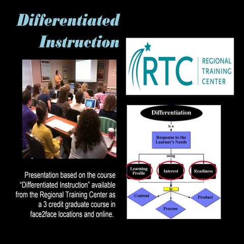 LOW-TECH Ways to Incorporated Differentiated Instruction into the Classroom