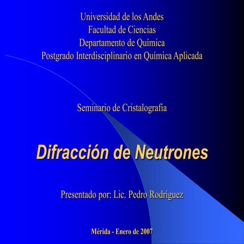 Difracción de neutrones