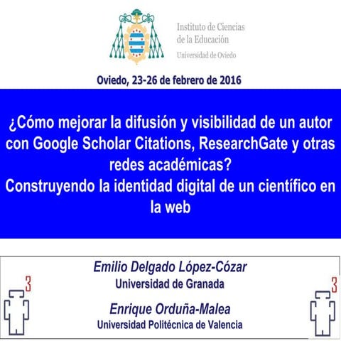 Difusión y visibilidad de la producción científica en la web def