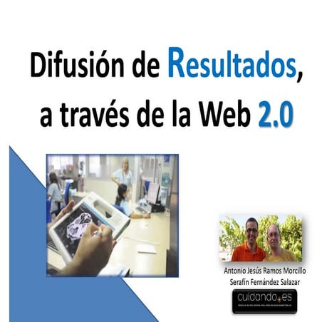 Difusion resultados a traves de la Web 2.0